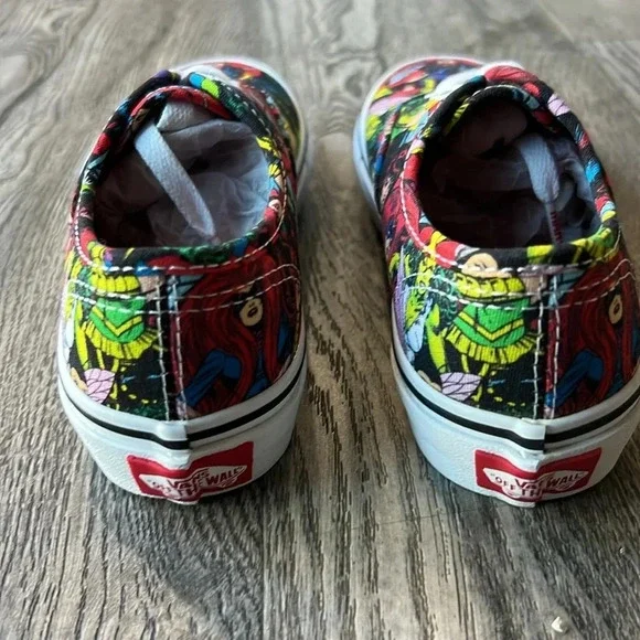 Vans Shoes Authentic Red Marvel Avengers Kids Sneakers Size 13 Brand New - Picture 6 of 11